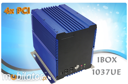 Fanless Industrial Computer MiniPC IBOX- 1037UE (4PCI)