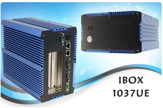 Komputer Przemysłowy Fanless MiniPC IBOX- 1037UE (2PCI)
