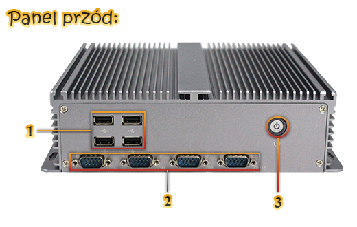 Przemysłowy Fanless MiniPC IBOX-TN1037uB