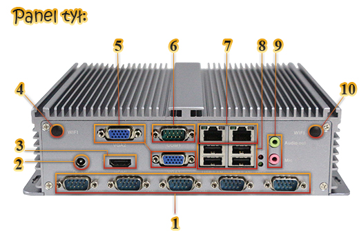 Przemysłowy Fanless MiniPC IBOX-TN1037uB