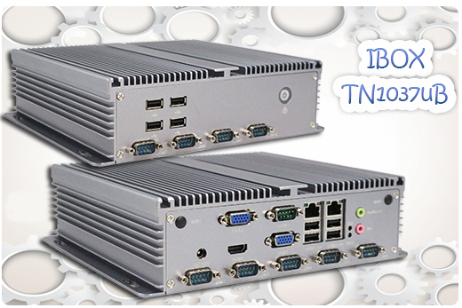 Przemysłowy Fanless MiniPC IBOX-TN1037uB