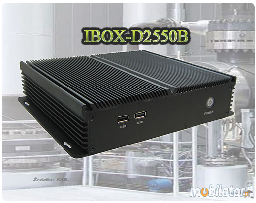 Przemysłowy Fanless MiniPC IBOX-D2550B