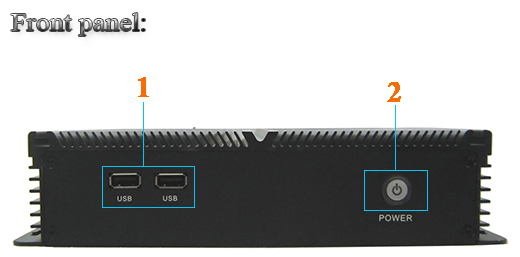 Przemysłowy Fanless MiniPC IBOX-D2550B