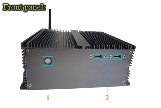 Przemysłowy Fanless MiniPC IBOX-D2550C