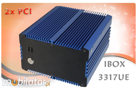 Komputer Przemysłowy Fanless MiniPC IBOX- 3317UE (2PCI)