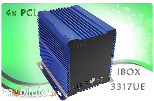 Komputer Przemysłowy Fanless MiniPC IBOX- 3317UE (2PCI)