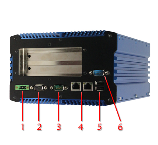 Fanless Industrial Computer MiniPC IBOX- 3317UE (2PCI)