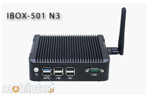 Industrial Computer Fanless MiniPC Nuc IBOX-501 N3