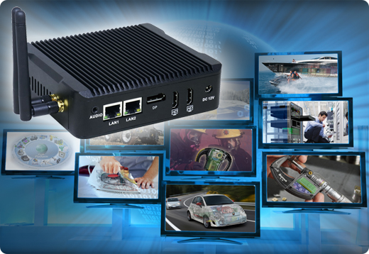 Przemysłowy Komuter Fanless MiniPC Nuc IBOX-501 N5