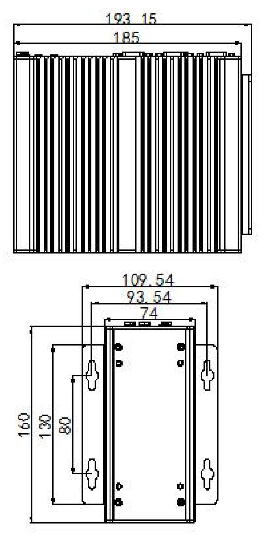 IBOX-700 (7200U) - Fanless mini computer (4x COM RS232)