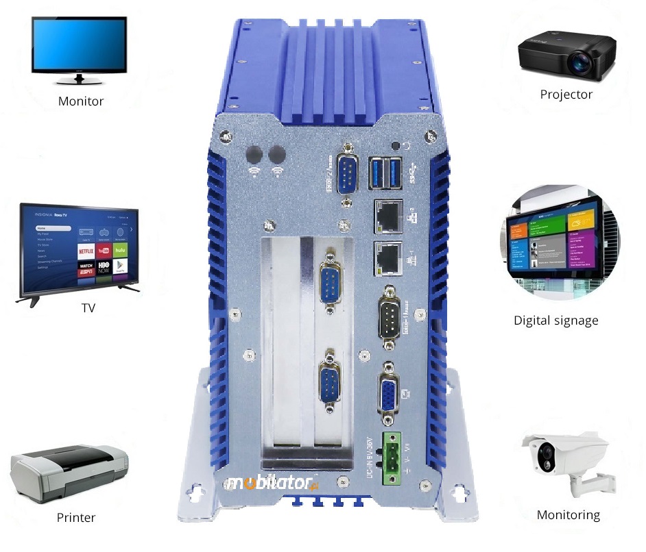 iBOX-701 - Przemysłowy komputer przeznaczony na hale produkcyjne