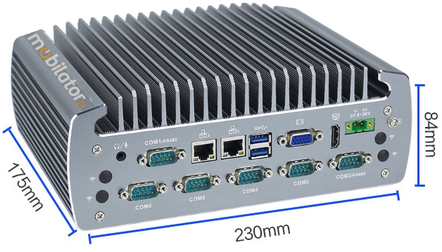 IBOX-706 (i5 6200U) - A fanless industrial computer with an Intel Core i5 processor