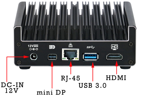 Przemysłowy Komuter Fanless MiniPC IBOX-Core I5-5250U-NUC1