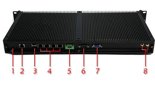 Industrial Computer Fanless MiniPC IBOX-D2550F