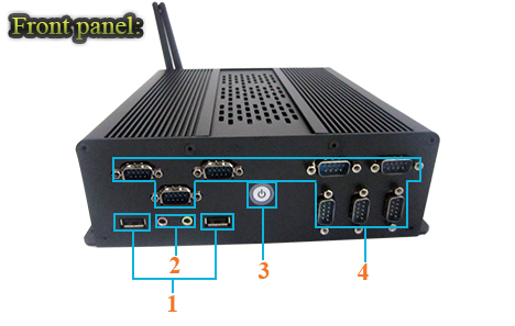 Przemysłowy Fanless MiniPC IBOX-H5-S100