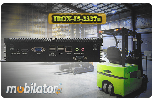 Przemysłowy Fanless MiniPC IBOX-I5-3337u