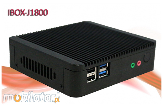Przemysłowy Komuter Fanless MiniPC Nuc IBOX-Nano- J1800 N2B