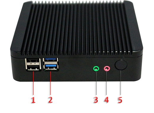 Przemysłowy Komuter Fanless MiniPC Nuc IBOX-Nano- J1800 N2B