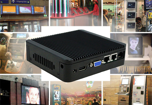 Przemysłowy Komuter Fanless MiniPC Nuc IBOX-Nano- J1800 N2B