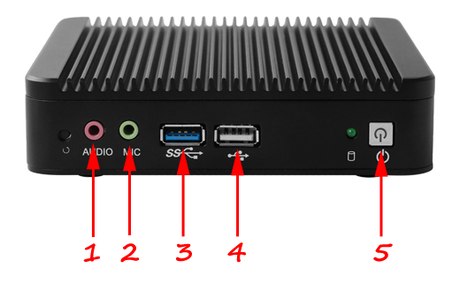 Industrial Computer Fanless Mini PC IBOX-Nano-J1900 N1a