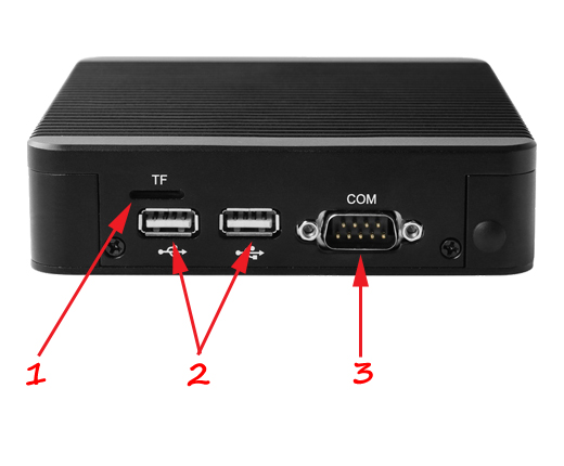 Industrial Computer Fanless Mini PC IBOX-Nano-J1900 N1a