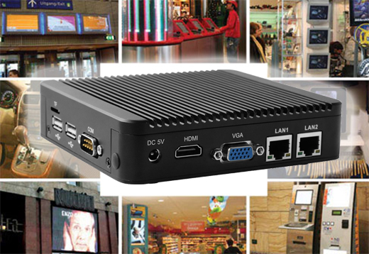 Komputer Przemysłowy Fanless MiniPC IBOX-Nano-J1900 N1a