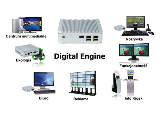 Industrial Computer Fanless MiniPC Nuc IBOX-Nano-J1900