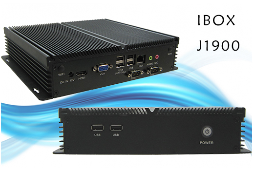 Industrial Computer Fanless MiniPC IBOX-J1900A