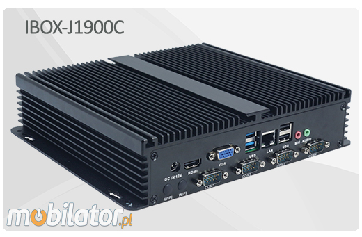 Industrial Computer Fanless MiniPC IBOX-J1900C BAREBONE
