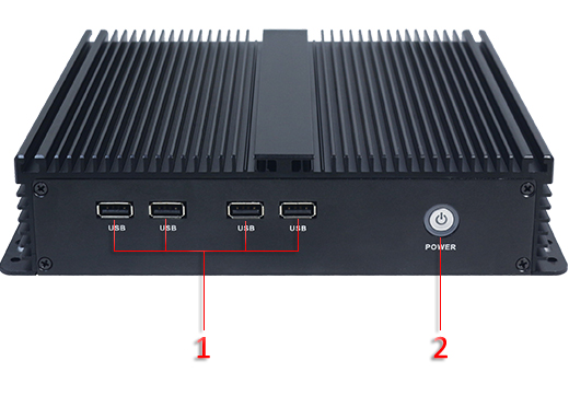 Industrial Computer Fanless MiniPC IBOX-J1900C BAREBONE