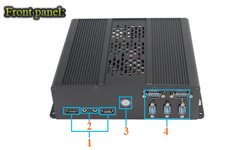 Przemysłowy Fanless MiniPC IBOX-M847-S100
