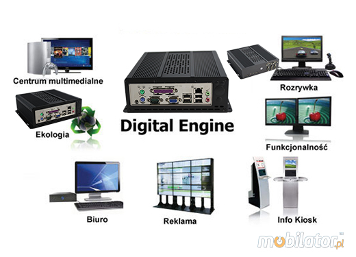 Przemysłowy Fanless MiniPC IBOX-M847-S100