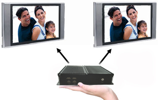 Przemysłowy Fanless MiniPC IBOX-N2800B