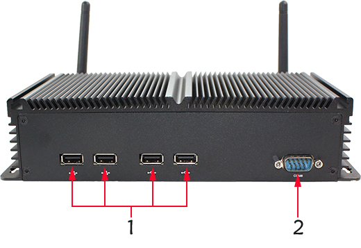 Komputer Przemysłowy Fanless MiniPC IBOX-N2900A