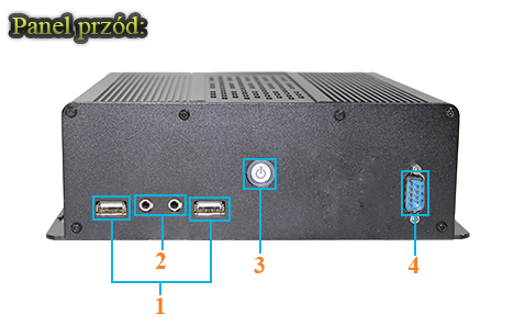 Przemysłowy Fanless MiniPC IBOX-N455-S100
