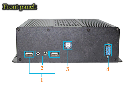 Przemysłowy Fanless MiniPC IBOX-N455-S100