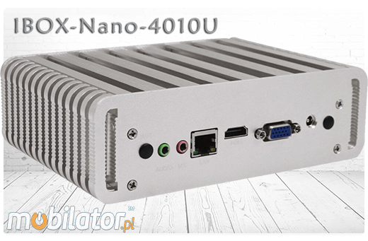 Komputer Przemysłowy Fanless MiniPC IBOX-Nano- 4010U