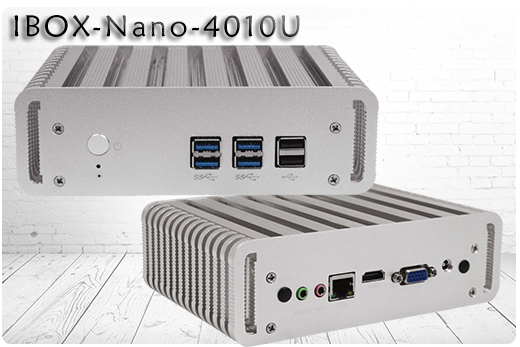 Komputer Przemysłowy Fanless MiniPC IBOX-Nano- 4010U