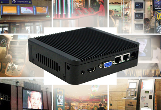 Przemysłowy Komuter Fanless MiniPC Nuc IBOX-Nano- J1900