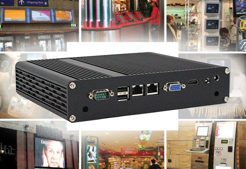 Przemysłowy Fanless MiniPC IBOX-ZPC-H6-X4