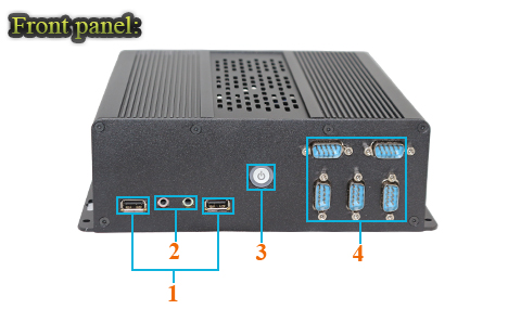 Przemysłowy Fanless MiniPC IBOX-i3D61-S100