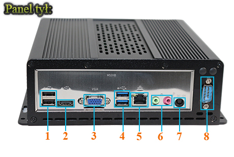 Przemysłowy Fanless MiniPC IBOX-i3D61-S100