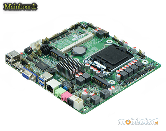 Przemysłowy fanless MiniPC IBOX-i3D61-S100