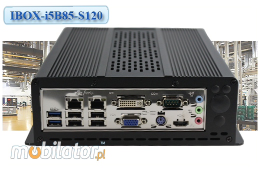 Przemysłowy Fanless MiniPC IBOX-i5B85-S120