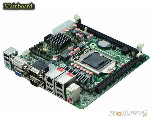 Przemysłowy fanless MiniPC IBOX-i5M61-X8