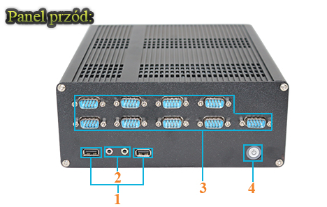 Przemysłowy Fanless MiniPC IBOX-i7B75-X8