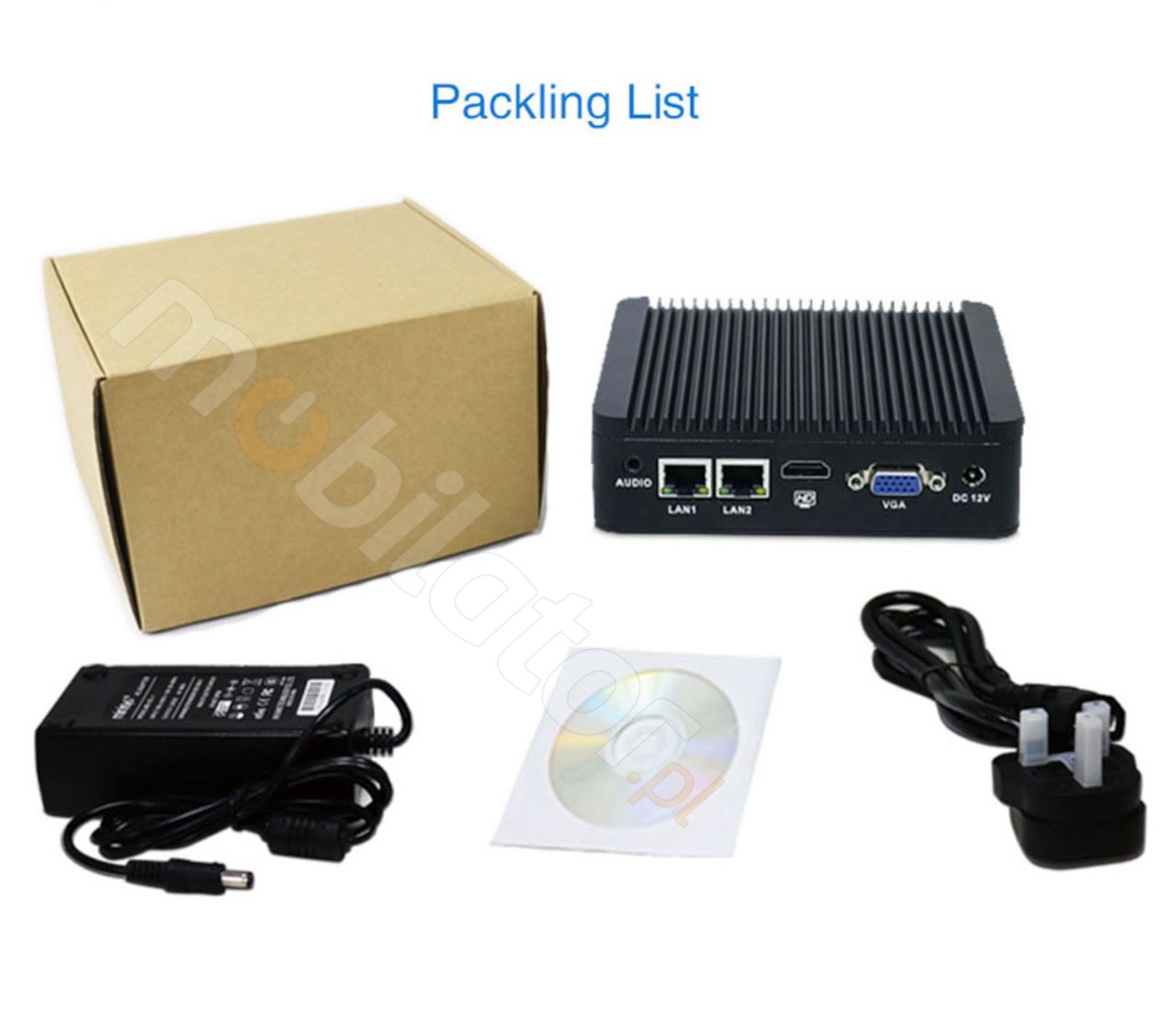 IBOX N3 przemysłowy mały szybki niezawodny SSD intel wifi bluetooth fanless industrial small