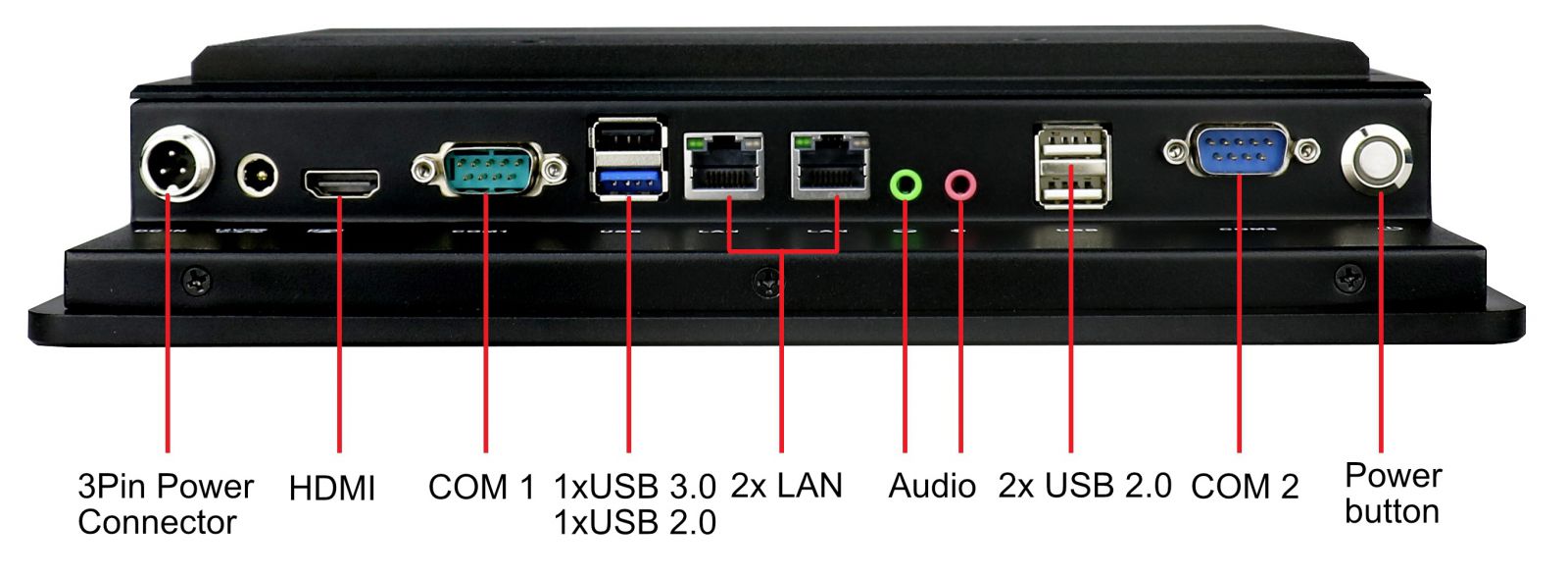 industrial panel pc durable resistant monitor lcd screen  ITPC A104 