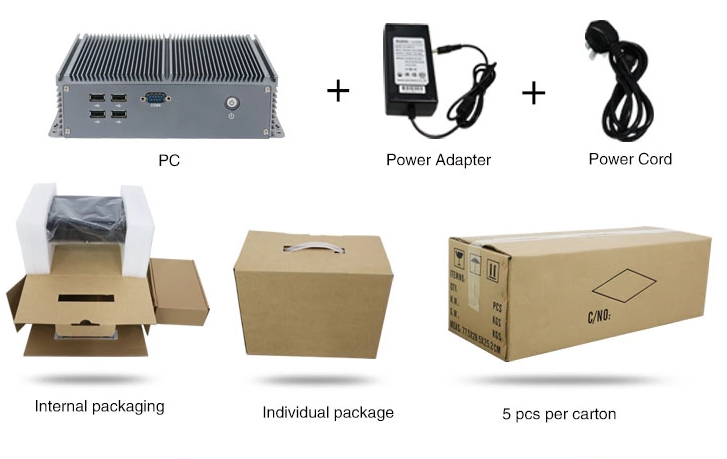 IBOX-206 Komputer przemysłowy  dla zastosowań magazynowych z modułem WiFi 3G 4G 6x COM