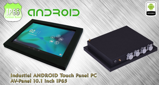 Industial ANDROID Touch Panel PC AV-Panel 10.1 inch IP65 Przmysłowy Panel PC Andoid AV-Panel 10.1 WiFI Norma odporności IP65 Przemysłowy komputer panelowy Ekran rezystancyjny 4 wire resistive wyświetlacz 10.1 cali mobilator.pl New Portable Devices Windows  ANDRIOD PANEL PC KOMPUTER ANDROID